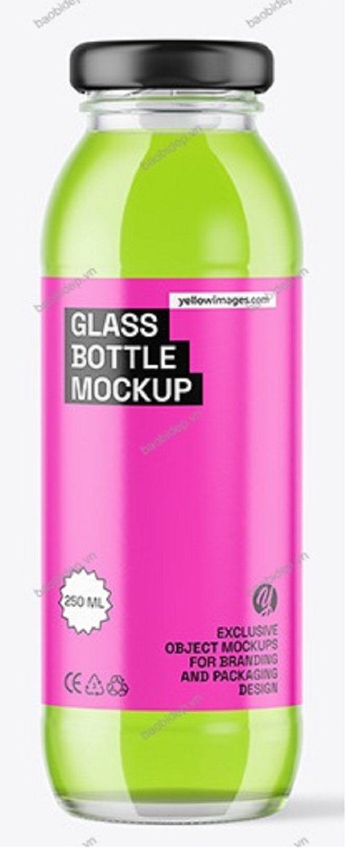 Nhãn dán chai đẹp